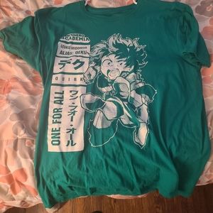 MHA deku t shirt size xl